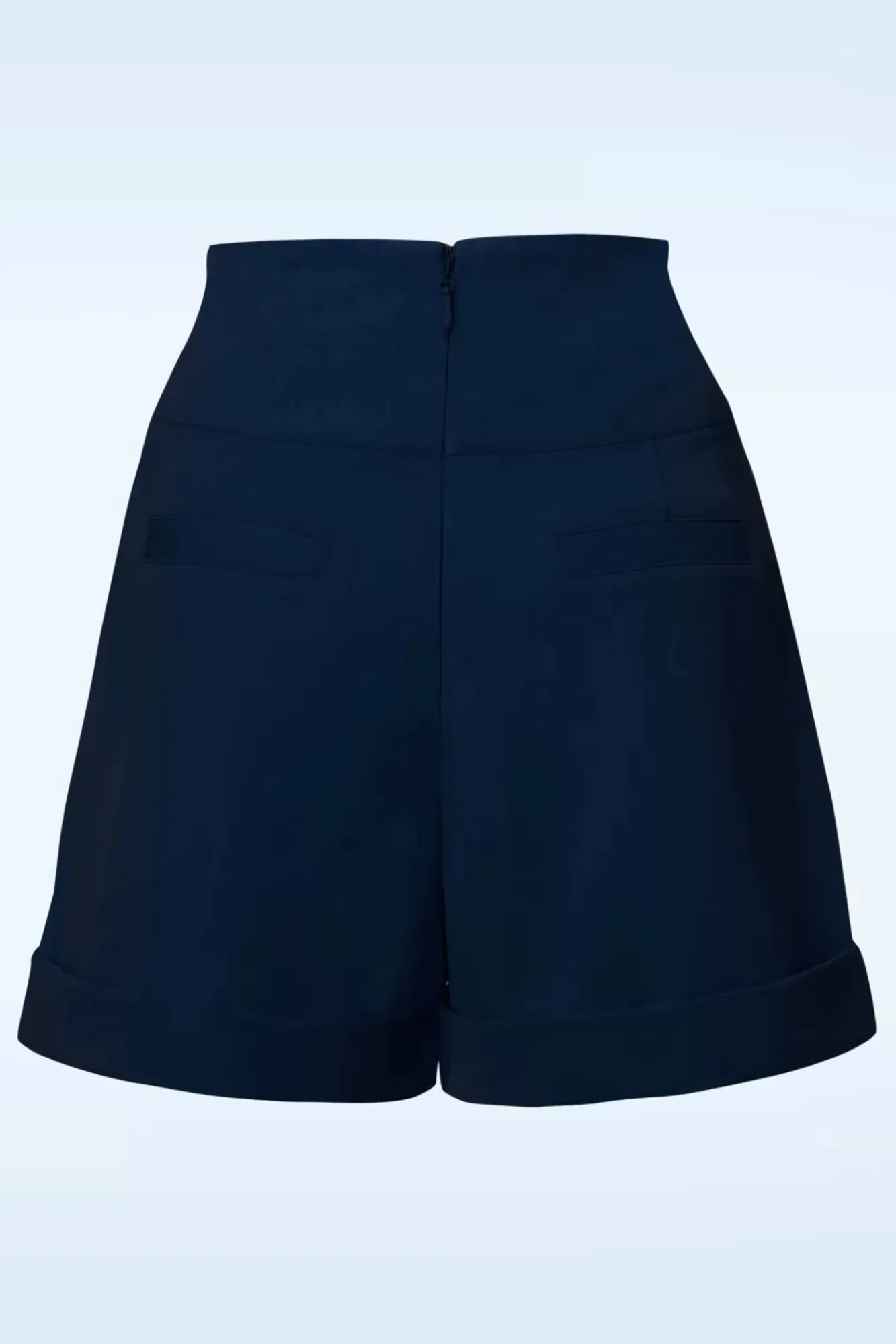 Fashion Banned Retro Niedlich Wie Ein Knopf Shorts In Marineblau