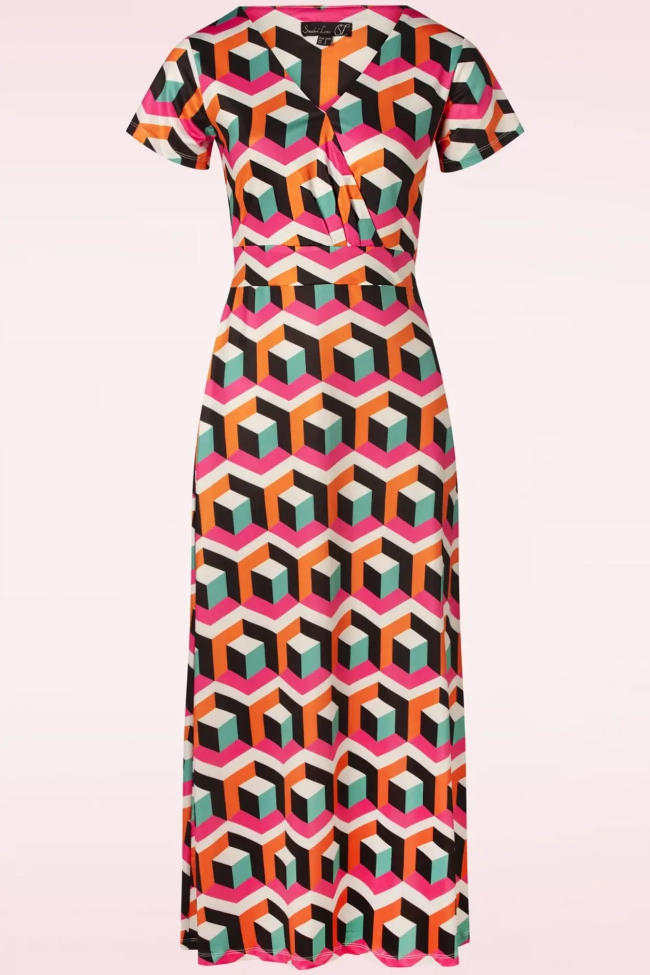 New Smashed Lemon Nina Maxi Kleid In Multi