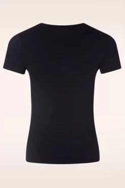 New Queen Kerosin No Time T-Shirt In Schwarz