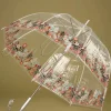 Cheap So Rainy Nouvelle Dentelle Transparent Dome Regenschirm In Multi