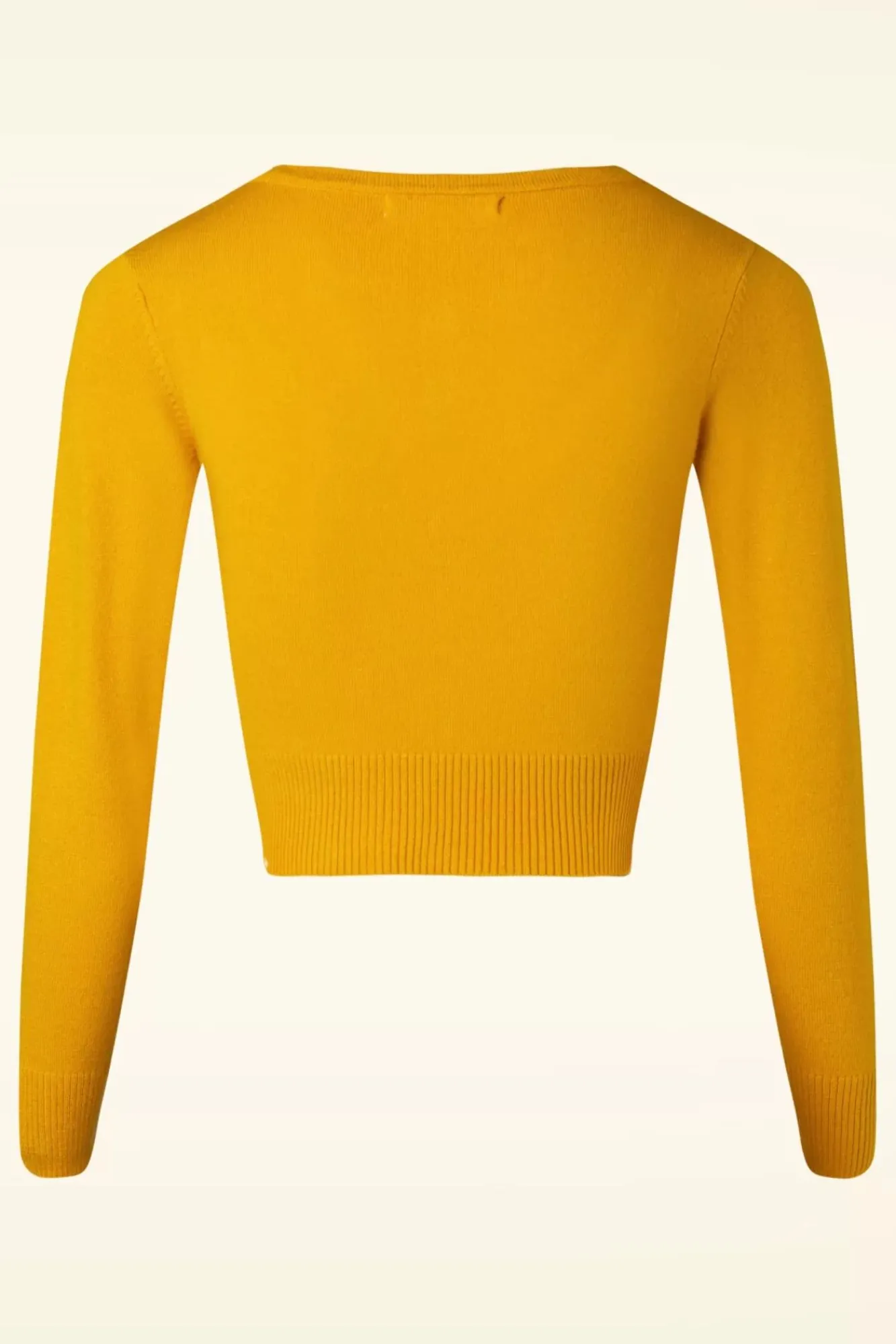 Clearance Mak Sweater Nyla Cropped Strickjacke In Honig