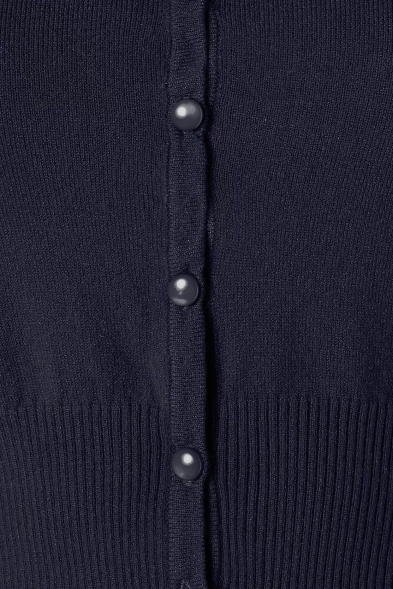 Sale Mak Sweater Nyla Kurzer Cardigan In Marineblau