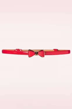 Fashion Banned Retro Ocean Avenue SchleifenGürtel In Rot