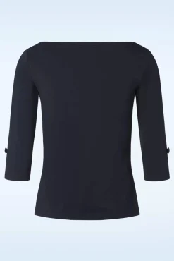 Outlet Banned Retro Oonagh Top In Navy