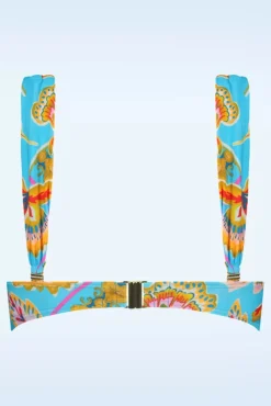 Flash Sale Cyell Orient Padded Bikini Top In Blau