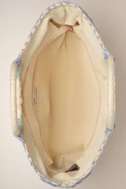 Cheap Amici Orleans Gewebte Ratten Tasche In Pastell