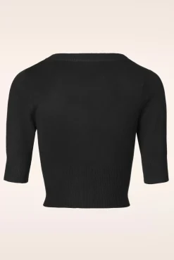 Discount Banned Retro Overload-Strickjacke In Schwarz