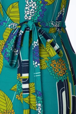 New Bakery Ladies Pamela Wickelkleid In Ozeanblau