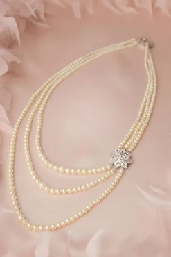 Best Lovely Paris-Perlen-Kristallhalskette