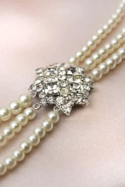 Best Lovely Paris-Perlen-Kristallhalskette