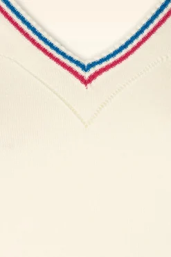 New Blutsgeschwister Pretty Preppy Special Top In Athletic White