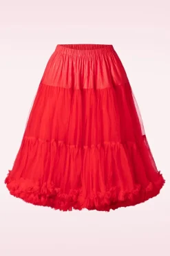 Best Banned Retro Queen Size Lola Lifeforms Petticoat In Rot