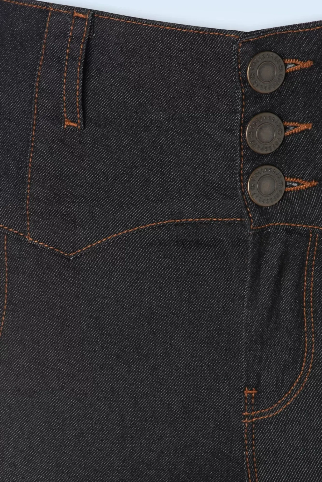 Discount Collectif Clothing Rebel Katie Denim-Jeans In Schwarz