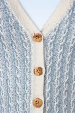 Best Sale Banned Retro Regatta Race Strickjacke Mit Streifen In Blau