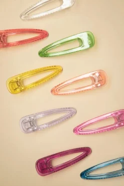 Shop Banned Retro Regenbogen Haarspangen 9Er Set