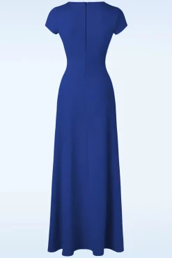 Sale Vintage Chic for Topvintage Rinda Maxi Kleid In Konigsblau