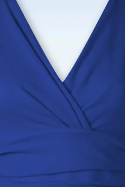 Sale Vintage Chic for Topvintage Rinda Maxi Kleid In Konigsblau