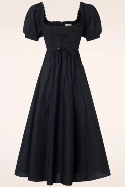 Discount Timeless River Besticktes Swing Kleid In Schwarz