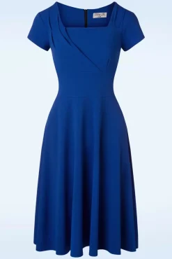 Fashion Vintage Chic for Topvintage Riyana Swing Kleid In Konigsblau