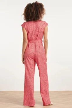 Outlet Smashed Lemon Robin Blumen Jumpsuit In Rot