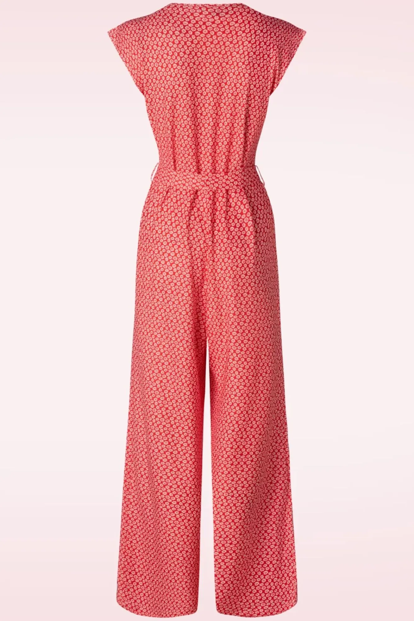 Outlet Smashed Lemon Robin Blumen Jumpsuit In Rot