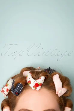 Hot Lieblingsstucke By JuttaVerena Rock The Dots - Set Mit 12 Lockenwicklern In Pink