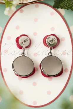 Store Sweet Cherry Romantische Ohrringe Mit Roten Rosen