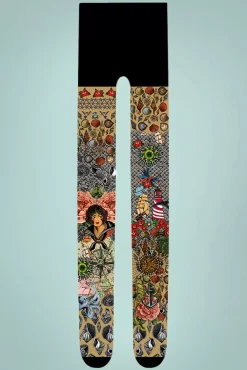 New Marie Antoilette Rose Des Vents Strumpfhose