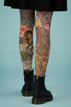 New Marie Antoilette Rose Des Vents Strumpfhose