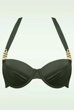 Fashion Marlies Dekkers Royal Navy Balconette Bikinioberteil In Seaweed Grun