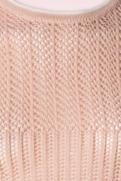 Shop Vixen Ruschen Strick Pullunder In Rosa