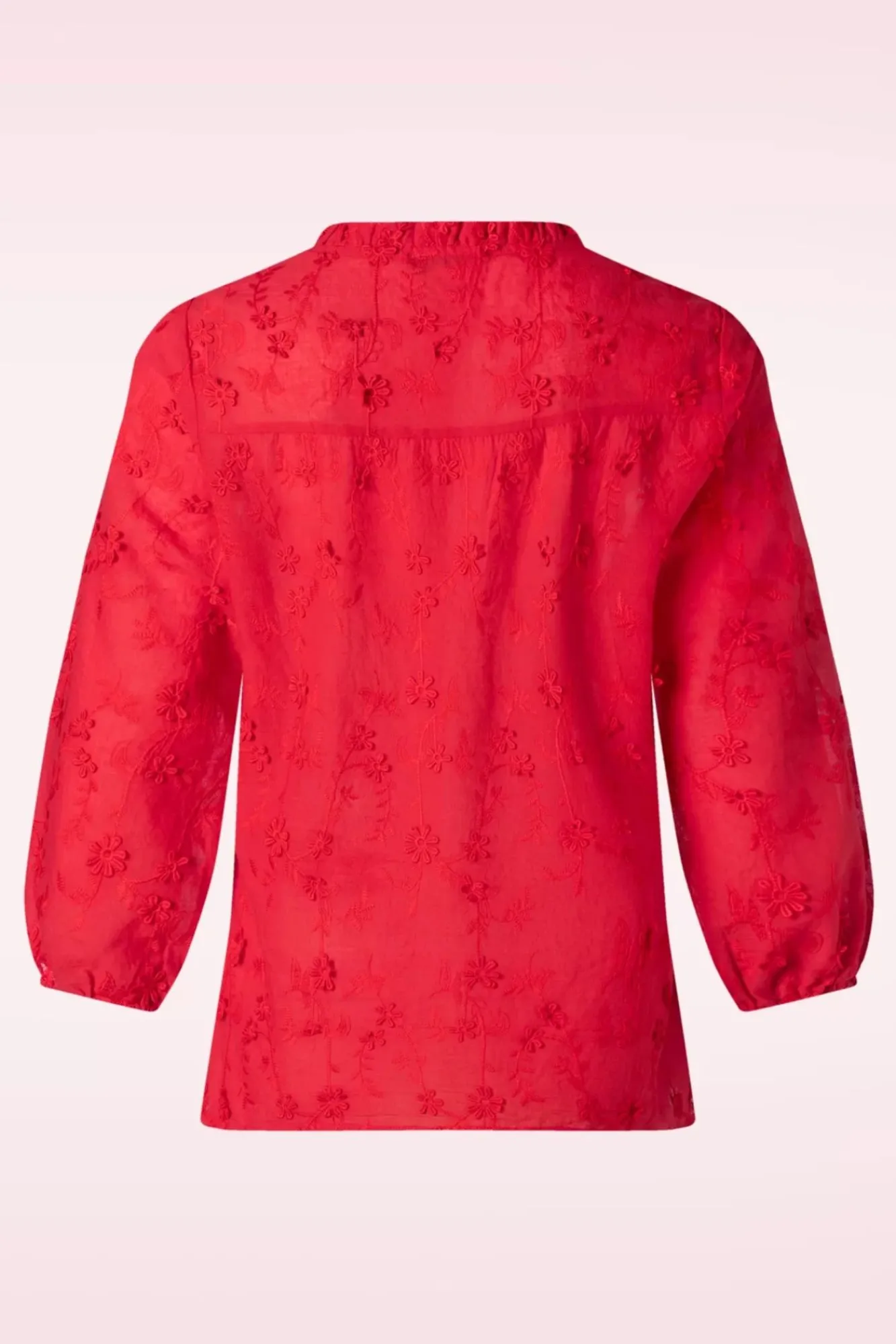 Discount Smashed Lemon Ruth Bestickte Bluse In Rot