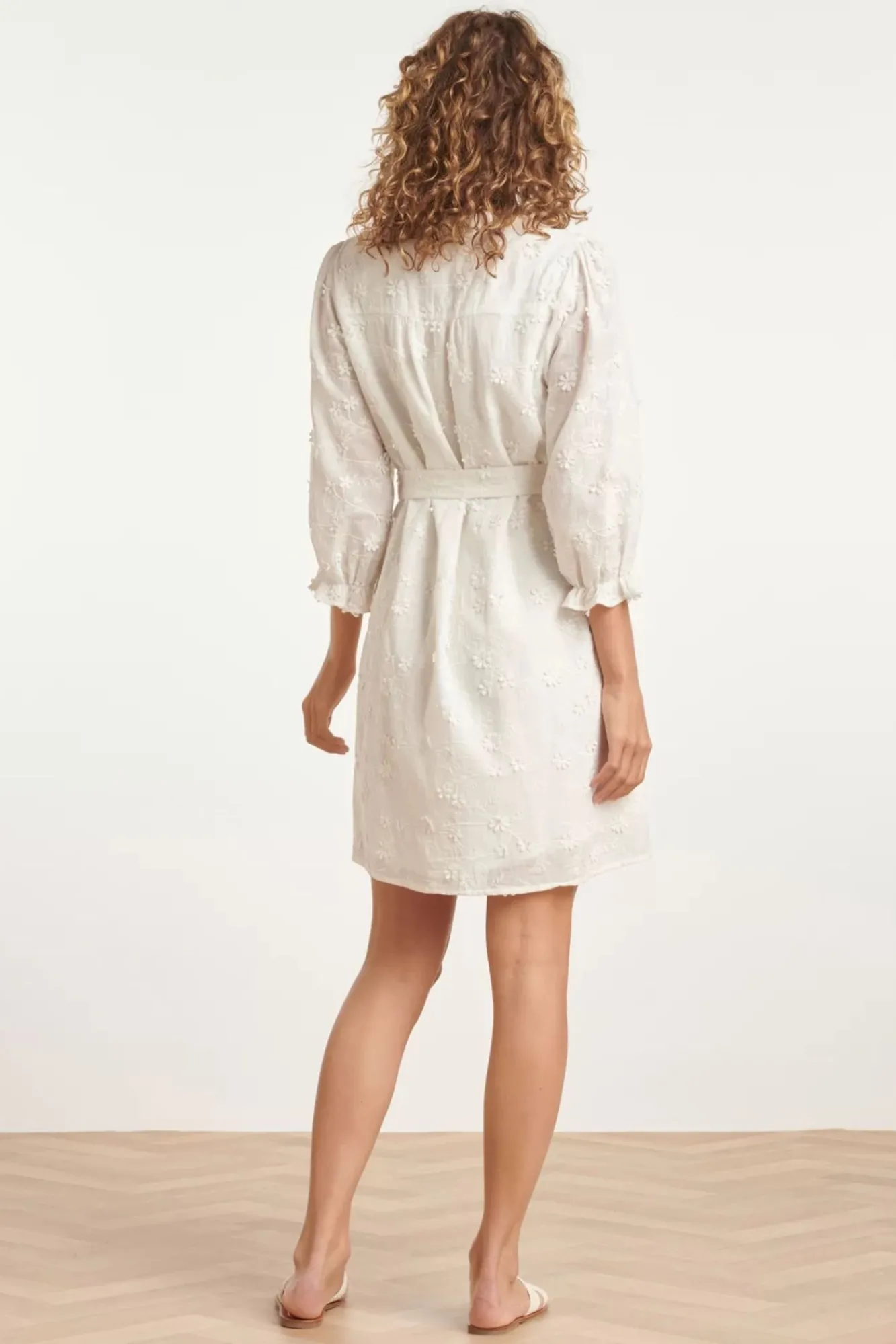 Best Smashed Lemon Ruth Besticktes Kleid In Weis