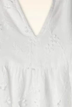 Best Smashed Lemon Ruth Besticktes Kleid In Weis