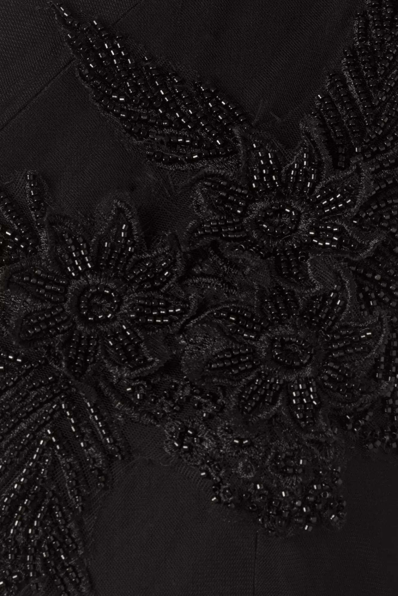 Flash Sale Rebel Love Clothing Sabrina Beaded Tulle Sash Bleistiftkleid In Schwarz