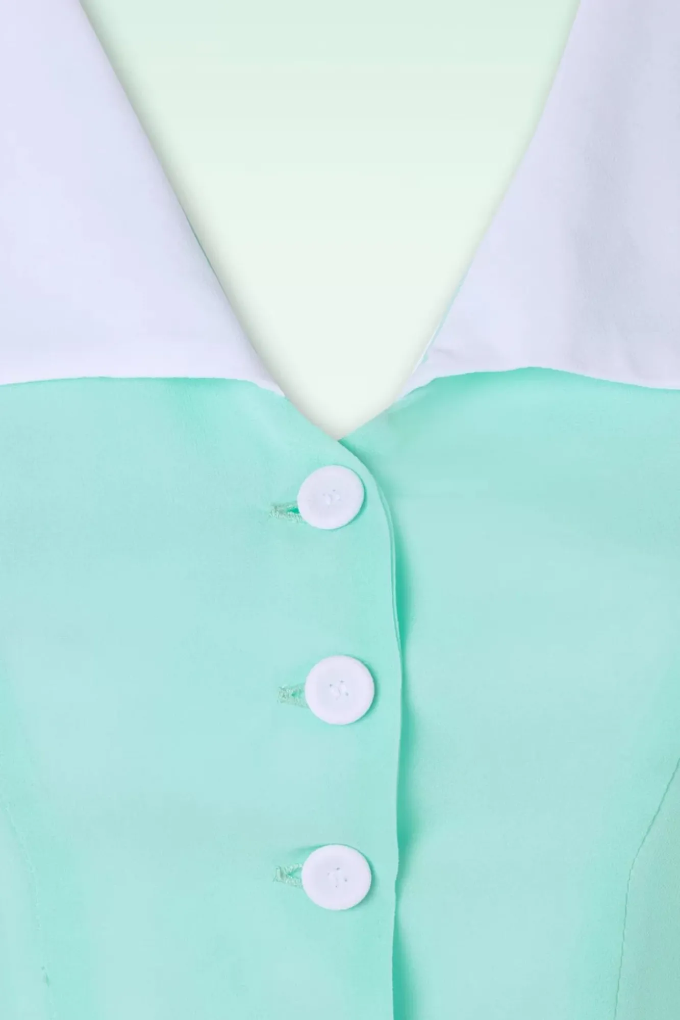 Fashion Miss Candyfloss Sacha Mai Transparente Organza Bluse In Mint