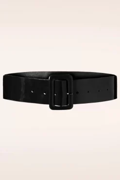 Best Sale Collectif Clothing Sally Lack Gürtel In Schwarz