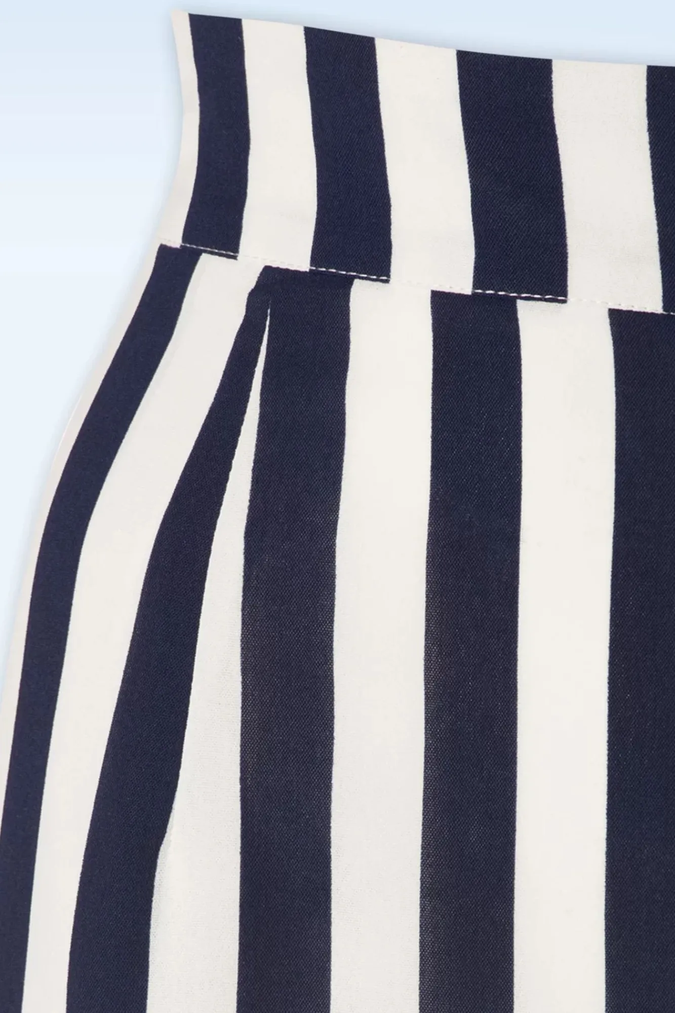 Discount Banned Retro Sally Streifen Hose In Marineblau