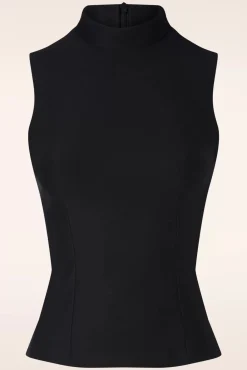 Flash Sale Rock-a-Booty Sandra Armelloses Top In Schwarz