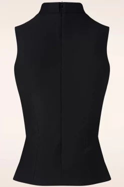 Flash Sale Rock-a-Booty Sandra Armelloses Top In Schwarz