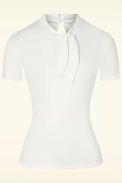 Best Banned Retro Sandy Loves Danny Top In Off White