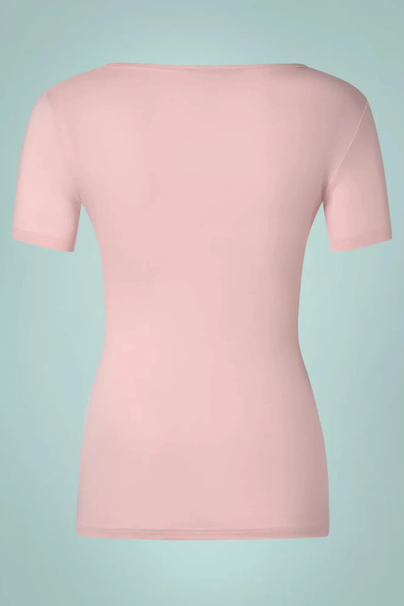 Fashion Banned Retro Scoop Badeoberteil In Pink