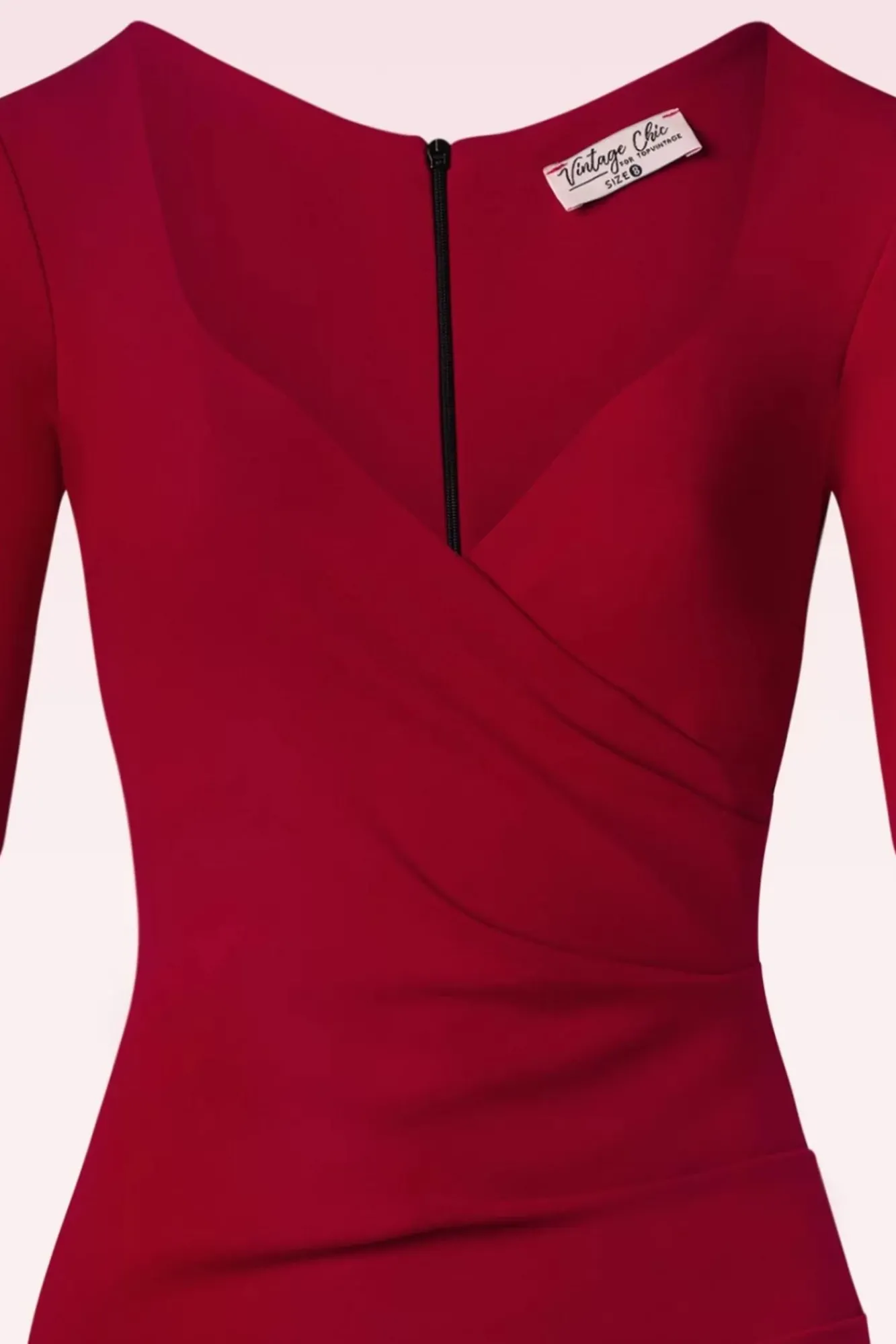 Flash Sale Vintage Chic for Topvintage Selene Etuikleid In Dunkelrot