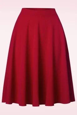 Shop Vintage Chic for Topvintage Sheila Swing-Rock In Lippenstift-Rot