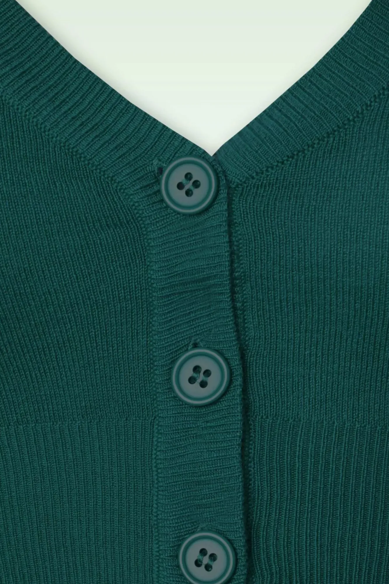 Outlet Mak Sweater Shela Kurze Strickjacke In Pfauengrun