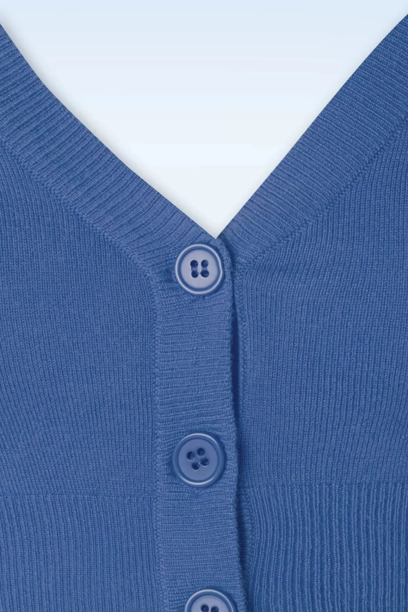 Store Mak Sweater Shela Kurzer Cardigan In Viola Blue