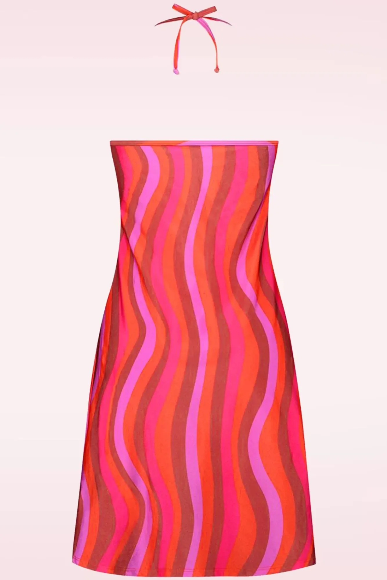 Cheap TC Beach Shiny Waves Strandkleid In Multi