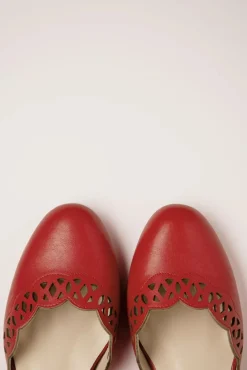 Best Sale Charlie Stone Siena Ballerina Flats In Rot
