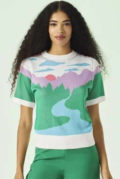 Cheap Minueto Sol Pullover In Off White Und Multi