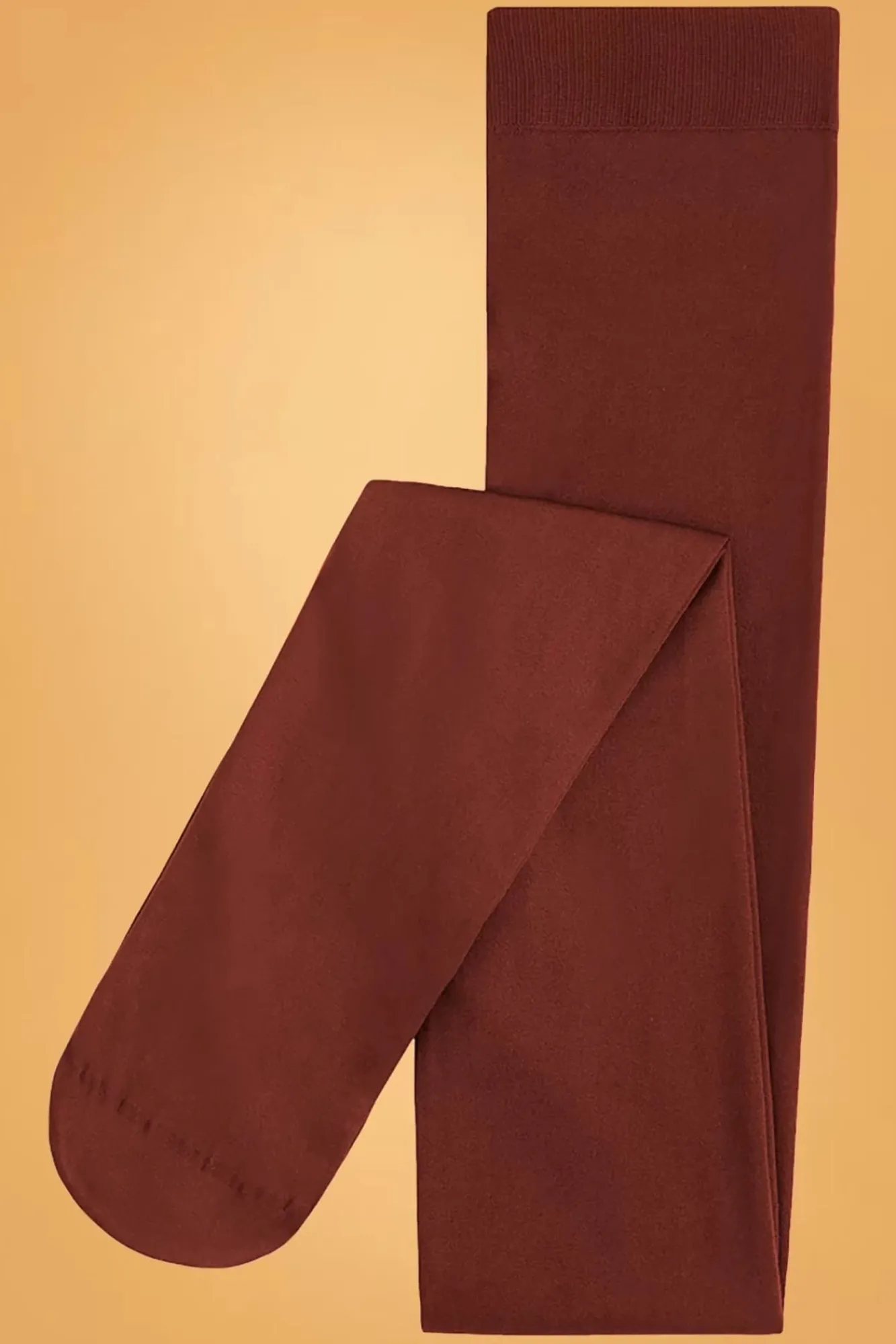 Clearance King Louie Solide Strumpfhose In Pekannussbraun